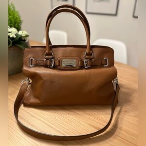 Michael Kors Tan Leather Shoulder Bag